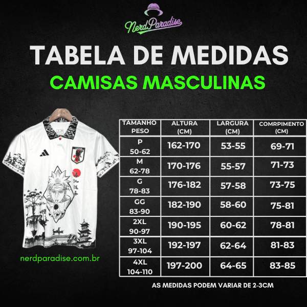 Camisa Japão Pain 2024/2025 - Edição Especial Torcedor Masculina Branca | Nerd Paradise