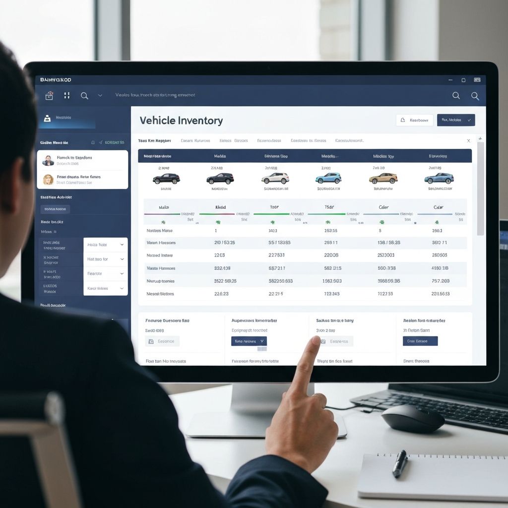 Dashboard de gestão de veículos